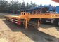 Road Roller 80 Tons Steel Q345 Low Bed Semi Trailer
