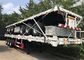 3 Axles 40 Feet 20ft Flat Bed Shipping Container Trailer