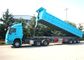 Transport Side Heavy Duty 3 Axle Dump Semi Trailer