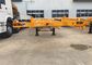 Dual Line Braking Straight Beam 40Foot Flatbed Container Trailer