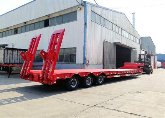 Low Bed ADR Standard 3 Axles Drop Deck Trailer