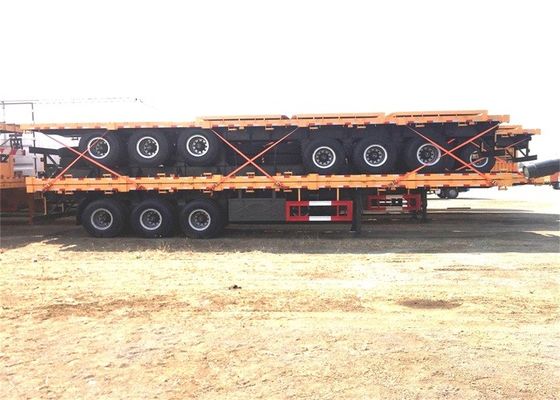 Lock Transporter Q235 Steel 60 Ton Shipping Container Trailer