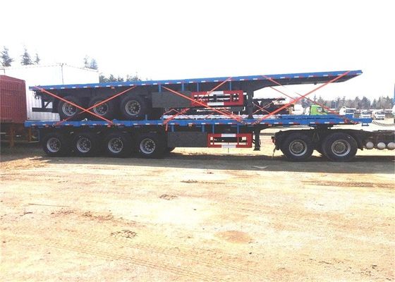 Lock Transporter Q235 Steel 60 Ton Shipping Container Trailer