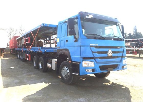 20 Foot 40 Feet Flatbed Container Semi Tractor Trailer