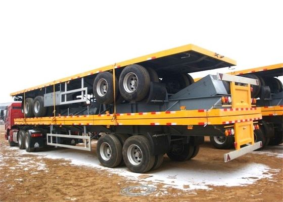 20 Foot 40 Feet Flatbed Container Semi Tractor Trailer