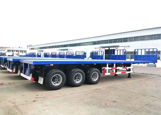 Shipping 3 Axles 40 Footer Flat Deck Trailers