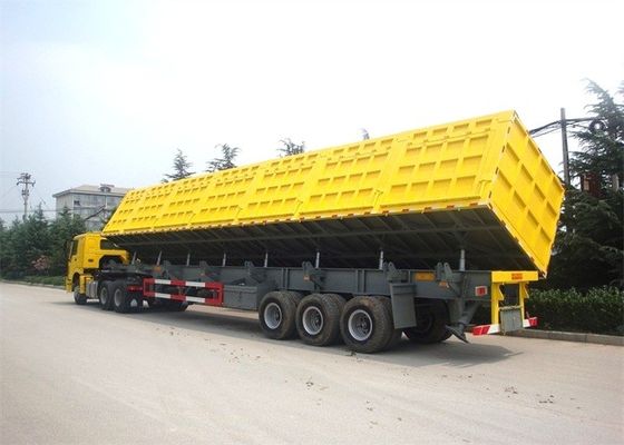 12r22.5 Tire HYVA Cylinder 40T Truck Dump Trailer