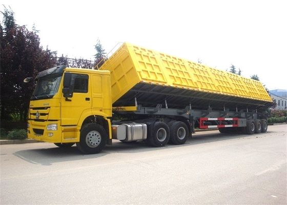 12r22.5 Tire HYVA Cylinder 40T Truck Dump Trailer