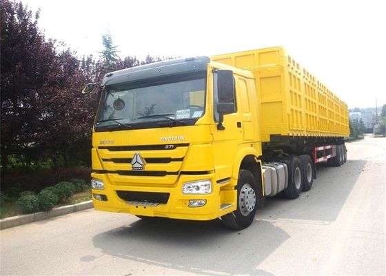 12r22.5 Tire HYVA Cylinder 40T Truck Dump Trailer